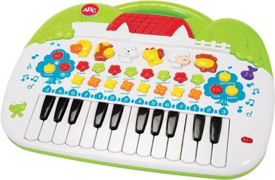 Simba 104018188 - ABC Tier-Keyboard, mit verschiedenen Sounds (28 x 39 cm)