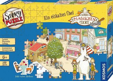 KOSMOS 682569 Story Puzzle Die Schule der magischen Tiere ab 6 Jahren, Kinder