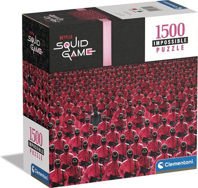 Clementoni 80504 Squid Game Impossible Game-1500 Teile-Erwachsenenpuzzle, Puzzle