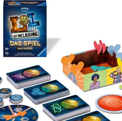 Ravensburger 24592 - Last One Laughing Das Spiel: Mini Edition - LOL Partyspiel