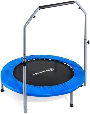 Mini-Trampoline 96 cm mit Handgriff Fitness Trampoline, Freizeit-Trampolin