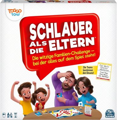 Spin Master Games - Schlauer als die Eltern, spaßiges Quiz- und Actionspiel