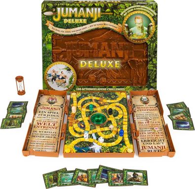 Spin Master Games - Jumanji - das actiongeladene Familien-Spiel, Deluxe-Version