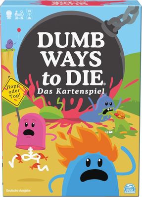 Spin Master Games Dumb Ways to Die, rasant-gemeines Kartenspiel, 2-5 Spieler