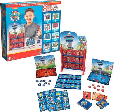 Spin Master Games Paw Patrol: Games HQ Spielesammlung mit 8 Spielen, 2-4 Spieler