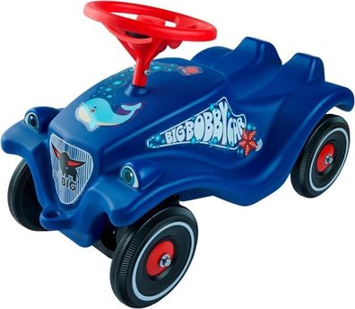 BIG-Bobby-Car Classic Ocean - Kinderfahrzeug mit Aufklebern in Ozean Design blau