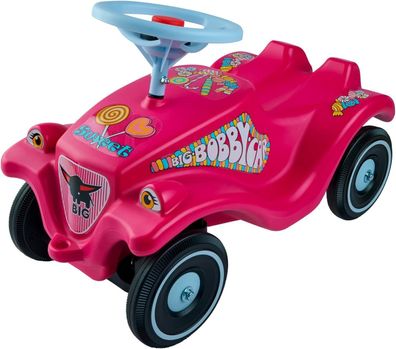 BIG-Bobby-Car-Classic Candy - Kinderfahrzeug mit Aufklebern in Candy Design pink