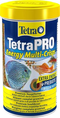 Tetra Pro Energy Multi-Crisps, Premium Fischfutter mit Energiekonzentrat, 500 ml