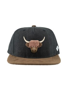 Bavarian CAPS Snapback Cap Hochlandrind grau