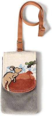 NICI 36411 Handytasche Kangaroo - Plüsch 10 cm x 2 cm x 14 cm NEU