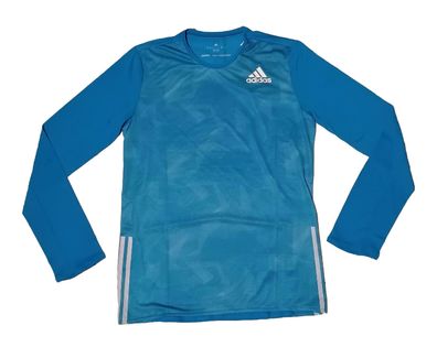 adidas Herren Shirt Langarm Running AZP LS T M D79897 Größe M NEU