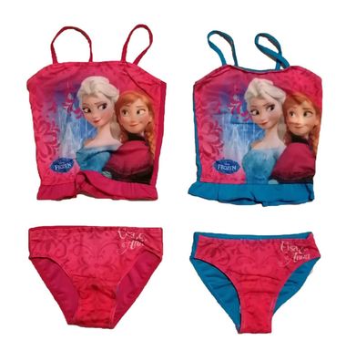 Frozen Mädchen Tankini Bikini Pink / Türkis NEU