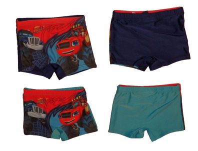 BLAZE Badehose Badeshort Kinder Jungen Dunkelblau und Türkis NEU E2-33