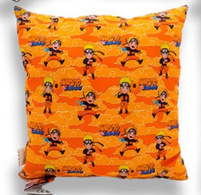 NARUTO Shippuden Dekokissen Kissen Auswahl - 38 * 38 cm / Orange (Gr. 38x38 cm)