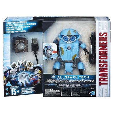 Hasbro Transformers Figur Allspark TECH - Autobot Sqweeks Starter Set NEU