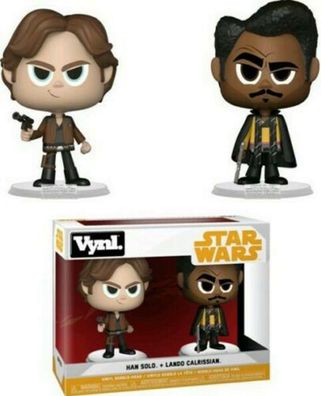 FUNKO Star Wars - Han Solo + Lando Calrissian Bobble-Head Vinyl NEU (Gr. ca. 11 cm)