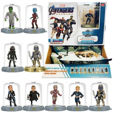Marvel Avengers Endgame Domez 6 Stück Set Figuren Blind Bag ca 6 cm Groß Serie 1
