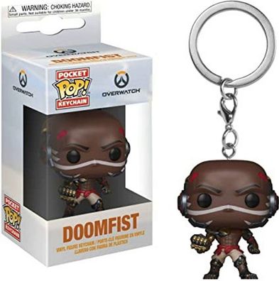 FUNKO POP! Overwatch Doomfist Pocket Keychain Schlüsselanhänger Vinyl NEU (Gr. 4 cm)