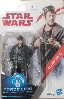 Hasbro Star Wars Episode 8 Link Force Figur DJ (Canto Bight) Ca 9 cm NEU