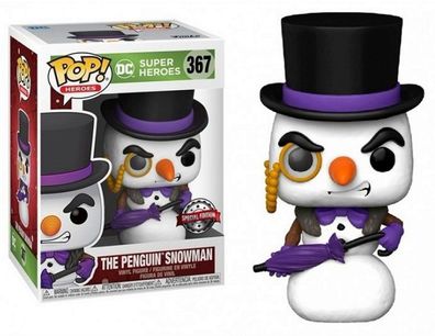 FUNKO POP! DC Super Heroes - The Penguin Snowman Special Edition Vinyl NEU 367