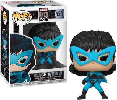 FUNKO POP! Marvel 80 Years - Black Widow Bobble-Head Vinyl NEU 551 (Gr. ca. 10 cm)