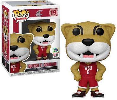FUNKO POP! Mascots Washington State Collage - Butch T. Cougar Vinyl NEU 19