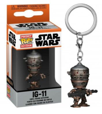 FUNKO POP! Star Wars The Mandalorian IG-11 Keychain Schlüsselanhänger ca. 4 cm