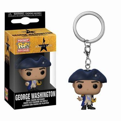 FUNKO POP! Hamilton - George Washington Keychain Schlüsselanhänger Vinyl NEU