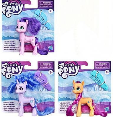 My Little Pony Friends 3 er Set ca. 8 cm Groß Beweglich mit Kam NEU
