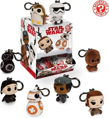 Funko Star Wars Mystery Minis Plushies 3 er Set Anhänger Schlüsselanhänger 281