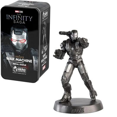 Marvel Iron Man 2 - War Machine Metal Figur Eaglemoss Hero Sammler in Blechdose