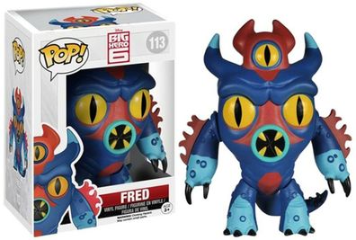 FUNKO POP! Big Hero 6 - Fred Vinyl NEU 113