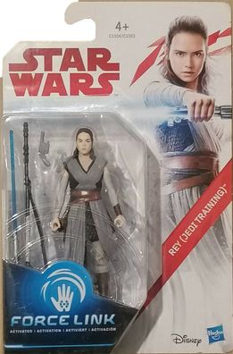 Hasbro Star Wars Episode 8 Link Force Figur Rey (Jedi Training) 9 cm NEU