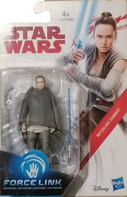 Hasbro Star Wars Episode 8 Link Force Figur Rey (Island Journey) Ca 9 cm NEU
