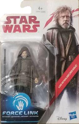 Hasbro Star Wars Episode 8 Link Force Figur Luke Skywalker (Jedi Exile) Ca 9 cm