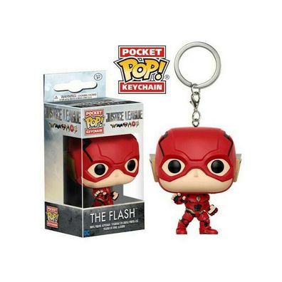 FUNKO POP! The Flash Pocket Keychain Schlüsselanhänger Justice League NEU