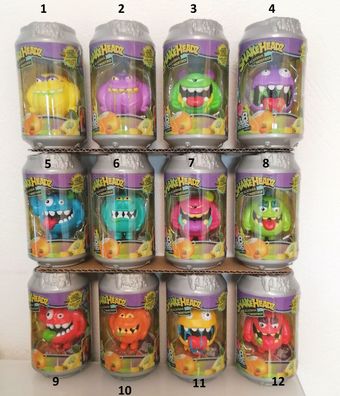 Simba Shakeheadz Sammelfiguren 12 Modele in Dose Slob Minsters NEU