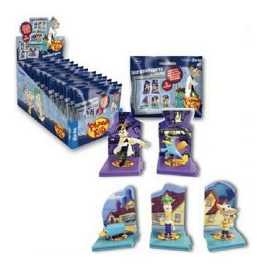 Phineas und Ferb Blind Bag Spiel und Sammelfiguren Größ3 ca. 5-8 cm 4er Pack NEU