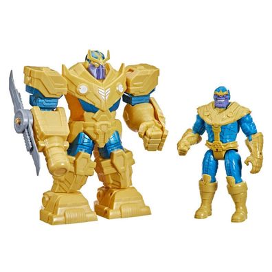 Avengers Thanos + Mech Strike Anzug 17 cm + 24 cm Groß Hasbro NEU