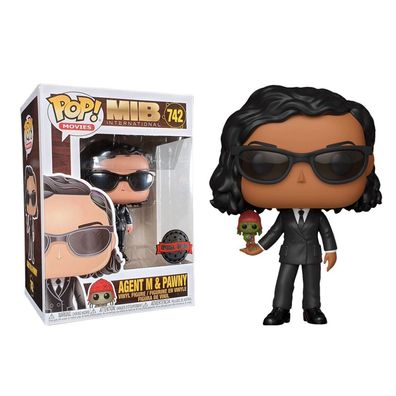 FUNKO POP! MIB International - Agent M & Pawny Special Edition Vinyl NEU 742