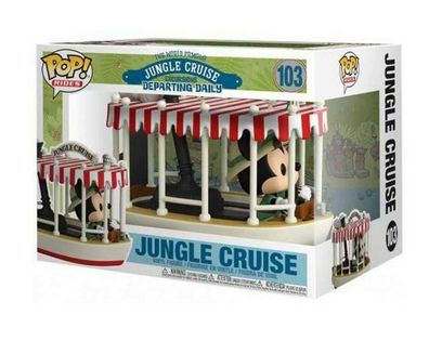 FUNKO POP! RIDES Jungle Cruise Mickey mit Boot Vinyl NEU 103 (Gr. ca. 18 * 13 cm)