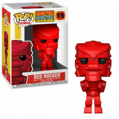 FUNKO POP! Rock'em Sock'em Robots - Red Rocker Vinyl NEU 15