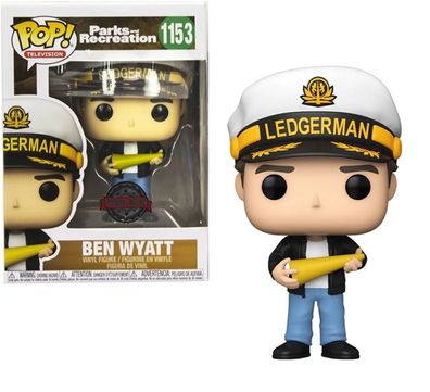 FUNKO POP! Parks And Recreation - Ben Wyatt Special Edition Chase Vinyl NEU 1153