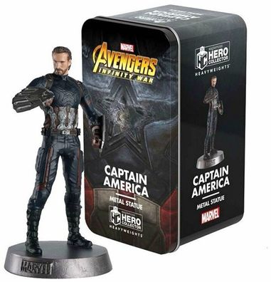 Marvel Captain America Metal Figur Eaglemoss Hero Sammler in Blechdose