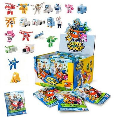 Super Wings - Display Mini Figuren Spielfiguren Sammelfiguren 26 er Set NEU