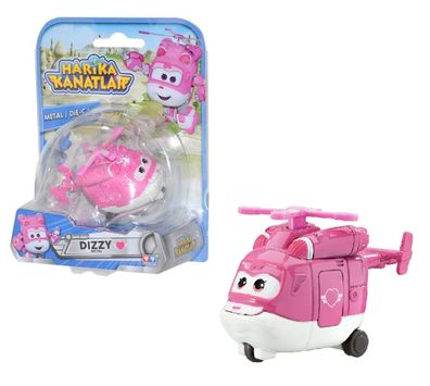 Super Wings Die-Cast Druckguss Fahrzeug - Dizzy - ca. 8 cm Groß