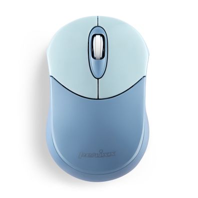 Perixx Perimice-802bl, Bluetooth-Maus für PC und Tablet, schnurlos, blau