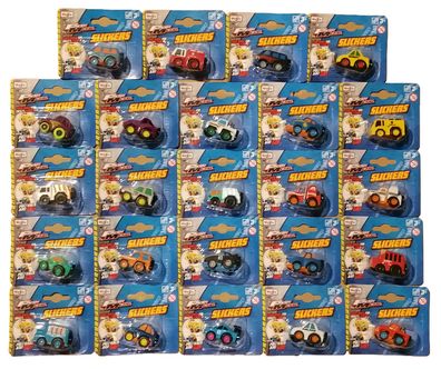 Mini Stunt Auto Slickers Fresh Metal ca. 4,5 cm mit Rückzugmotor NEU