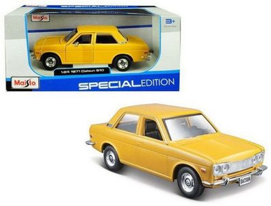 Maisto Die Cast Old Friends - 1971 Dutsun 510 1:24 ca. 17 cm Lang NEU