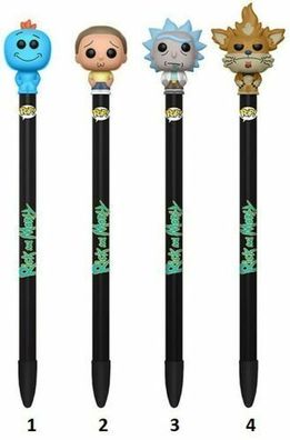 Funko POP! Rick And Morty Pen Toppers Kugelschreiber Stifte NEU